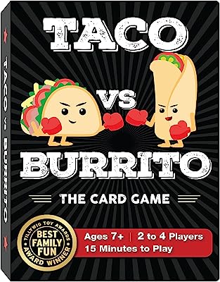 Book Cover Taco vs Burrito - The Wildly Popular Surprisingly Strategic Card Game Created by a 7 Year Old