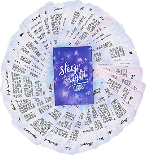 Book Cover Sleep Tight Cards â€“ 45 Meditation and Mindfulness Cards - Calm Down and Relax & Relief Stress and Anxiety - Self Care, Therapy & Counseling Tool