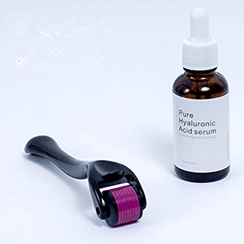 ROCSTDM Vitamin C Serum 25% Hyaluronic Acid 1.0 mm 540 Titanium Microneedling Facial Kit