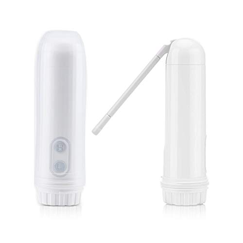 mini boss Portable Travel Electric Bidet Sprayer with 180°Adjustable Nozzle, Handheld Personal Bidet for Disability, Traveling, Outdoors, Postoperative ,White
