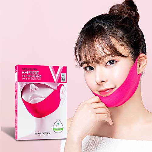 SKEDERM Peptide Facial Lifting Band Mask for Slimmer Chin