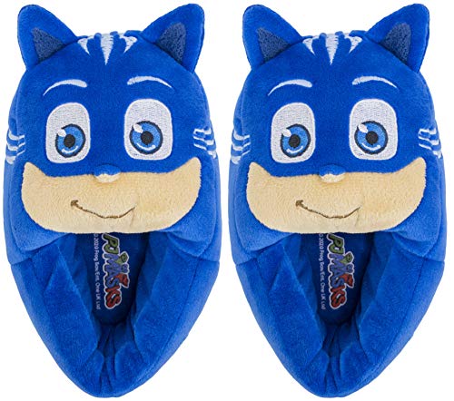 PJ Masks Kids Slippers,Catboy and Gekko,Socktop Slip On Slipper,Toddler Boys and Girls size 5 to 12