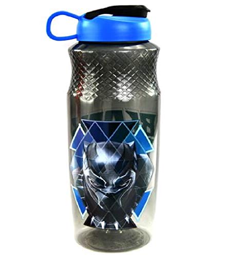 Book Cover Zak Designs 4SGM BPMAT411 Black Panther 30 oz Sullivan Water Bottle, Multi, Small