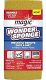 Magic Dust Sponge - Wonder Sponge For Blinds Fans Lampshades Baseboards Pet Hair TV's Computer Electronics Auto and More