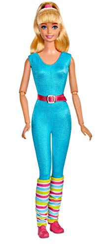 Book Cover Disney Pixar Toy Story 4 Barbie Doll, Blonde, 11.5-inch, Wearing Workout Gear and Leg Warmers, Makes a Great Gift for 6 Year-Olds and Up
