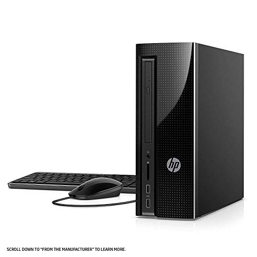 2018 HP Slim 270 High Performance Desktop Tower, Intel Core i3-7100 Processor 8GB Memory 1TB Hard Drive DVD Writer HDMI Wired Keyboard + Mouse, Windows 10