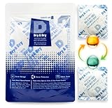 Dry & Dry 50 Gram [24 Packs] Orange Indicating Mixed Silica Gel Packets Siilca Gel Desiccant - Rechargeable Moisture Absorbers for Food Storage, Electronics, 3D Filament & Safes