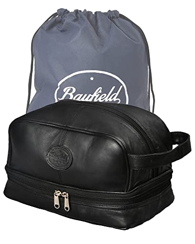 Bayfield Bags Leather Dopp Kit for Men - Mens Toiletry Bags for Traveling Toiletries Bag for Men - Toiletry Bag for Men Leather
