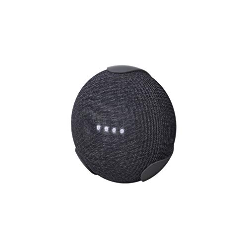 360 Electrical 360576 EasyClip Wall Mount for Google Home Mini - Google Bracket Stand Holder Case, for Kitchen, Bathroom, Bedroom, Living Room, Office, Charcoal