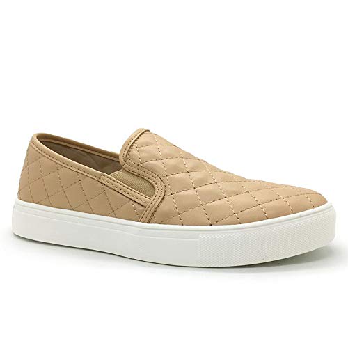 FUNKYMONKEY Women's Loafers Comfort Walking & Driving Slip-on Flat Shoes