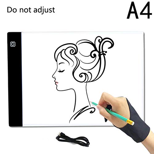 Tinffy Ultra-Thin Portable LED Copy Station Painting Board Art Tools Sk Graphics Tablets