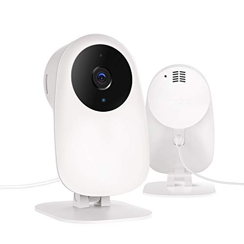 Nooie WiFi Camera Home Security Indoor Surveillance Camera with Motion Detection, Super IR Night Vision, Two-Way Audio, Remote Baby Pet Monitor with iOS, Android App - Cloud Service Available