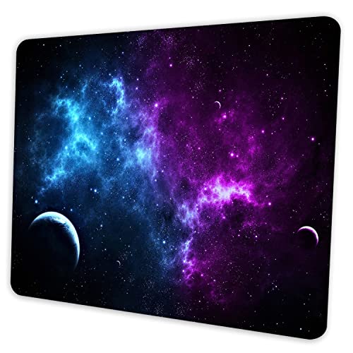 SHALYSONG Mouse pad Personalized Design Galaxy Computer Mouse pad, Washable Non-Slip Rubber Mousepad 9.5 X 7.9 inch