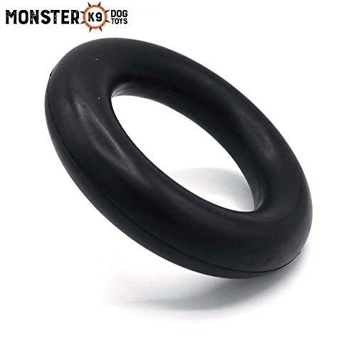 Ultra-Durable Chew Toy - Lifetime Replacement Guarantee - Tested by Pitbulls, German Shepherds, Other Aggressive Chewers & Large Dogs - Tough Strong Durable Natural Rubber - 100% Safe & Non-Toxic
