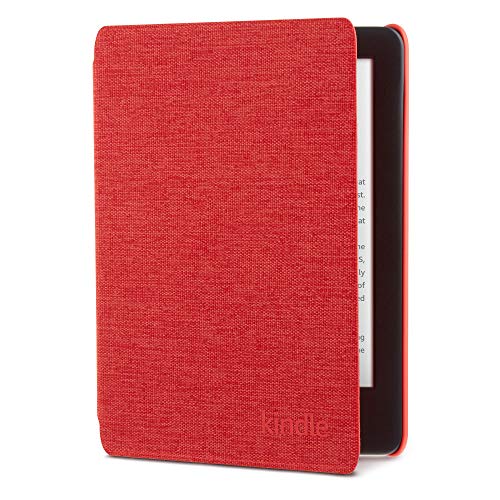 Book Cover Kindle Fabric Cover - Punch Red (10th Gen - 2019 release onlyâ€”will not fit Kindle Paperwhite or Kindle Oasis).
