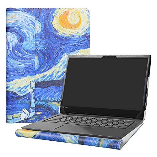 Alapmk Protective Case Cover For 14" Lenovo Chromebook S330 / Lenovo ideapad S340 14 S340-14IWL S340-14API S340-14IIL Series Laptop[Note:Not fit Lenovo Chromebook C330 C340],Starry Night