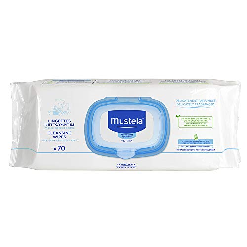 Mustela Cleansing Wipes Delicately Fragranced, 420 Count
