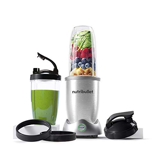 Book Cover NutriBullet N12-1001 10pc Single Serve Blender, Includes Travel Cup, One Size, Gray