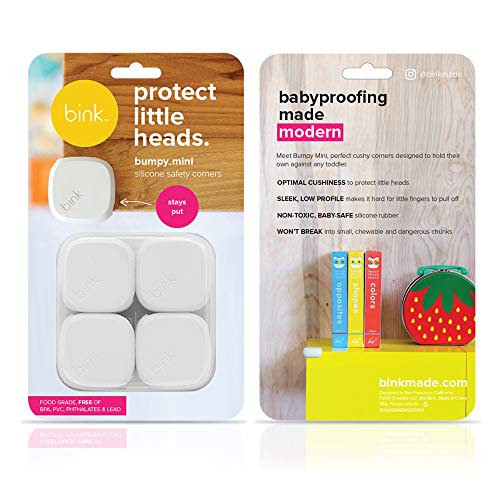 Bink | 100% Silicone Baby Proofing Corner Guards | x4 Pack (White)