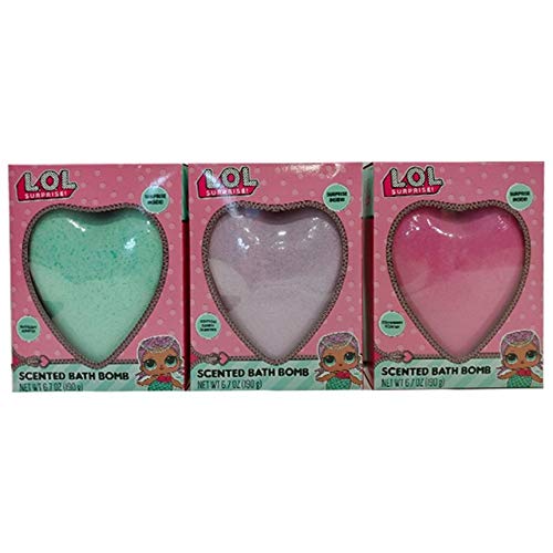 Book Cover L.O.L Surprise Scented Bath Bombs Variety Pack- Cotton Candy, Strawberry, and Raspberry