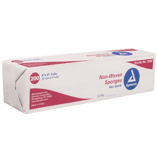 Book Cover Non-Woven Sponge, N/S 4Ply - 2x2-200/Box - 2 Pack (2)