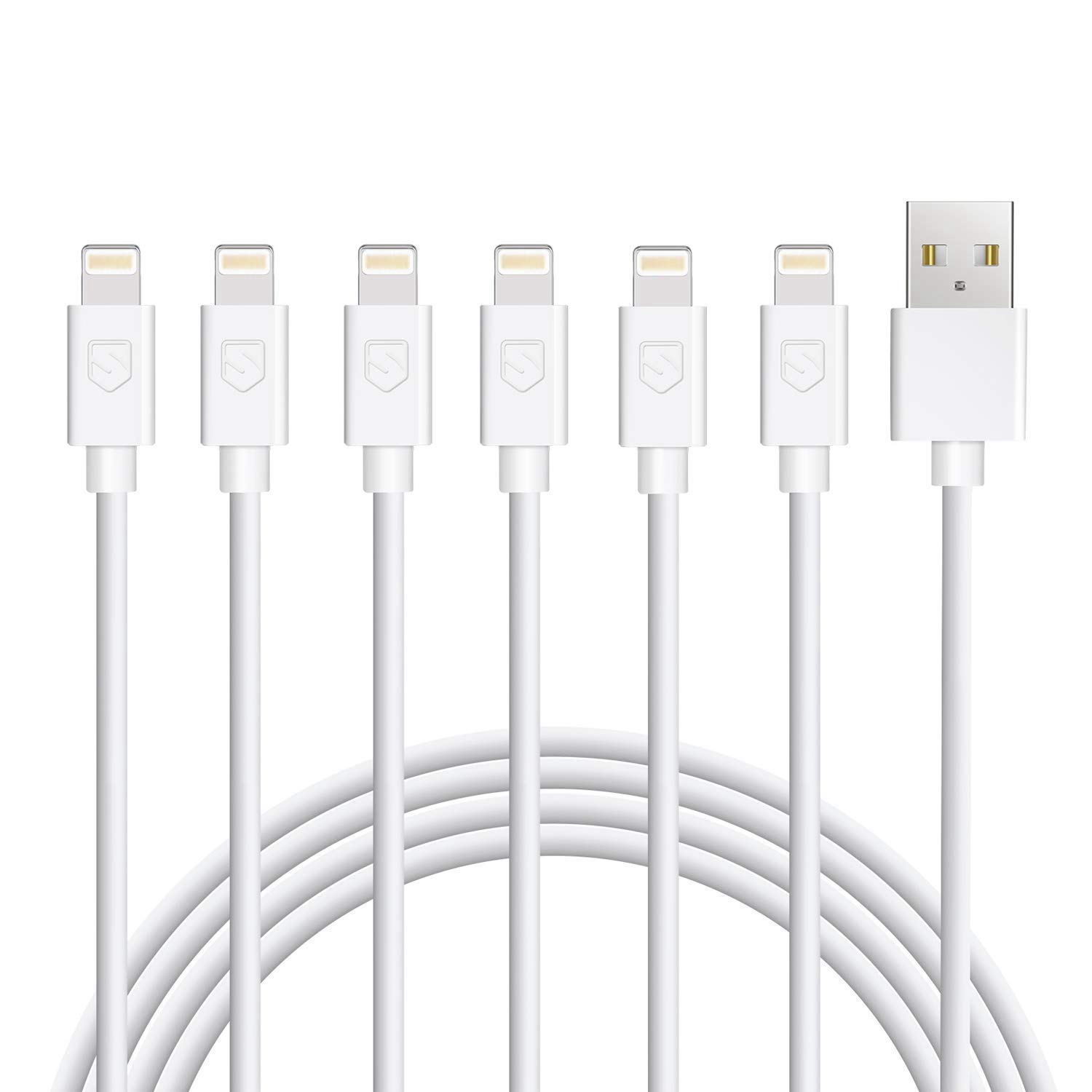 Book Cover Atill iPhone Charger 6Pack 3FT USB Lightning Cable Charging Cord Compatible with iPhone 14/13/12/12Pro/12ProMax/11/11Pro/11Pro MAX/XS/XS MAX/XR/X/8/8Plus/7/7Plus and More