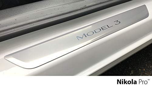 Nikola Pro Tesla Model 3 Door Sill Protection Kit - Clear