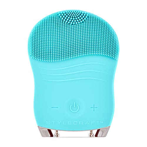 StyleCraft Gentle Sonic Facial Cleansing Brush, Aquamarine