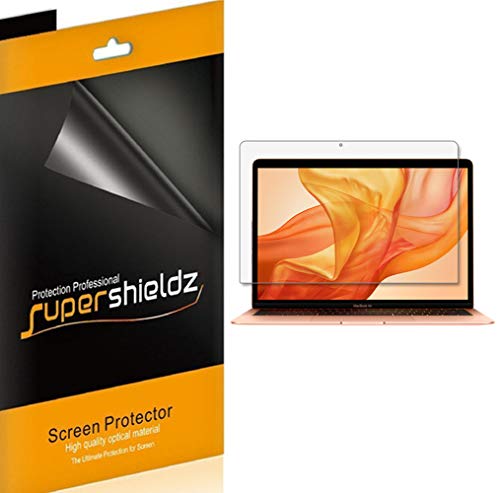 (3 Pack) Supershieldz Designed for Apple MacBook Air 13 inch (2018-2021 / M1) A1932 A2179 A2337 Touch ID Screen Protector, Anti Glare and Anti Fingerprint (Matte) Shield
