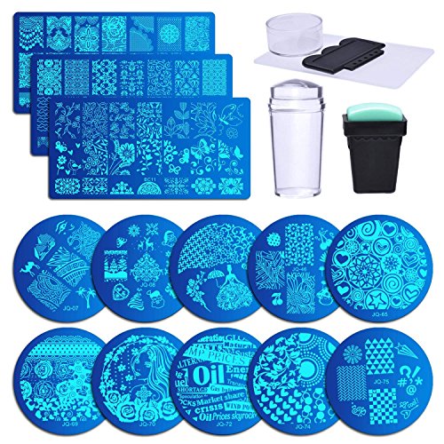 Biutee nail stamping plate and nail dryer