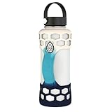 REUZBL Silicone Bottle Bumper with Patented Handle – Fits Hydro Flask 24 oz – Protective Bottle Boot Sleeve