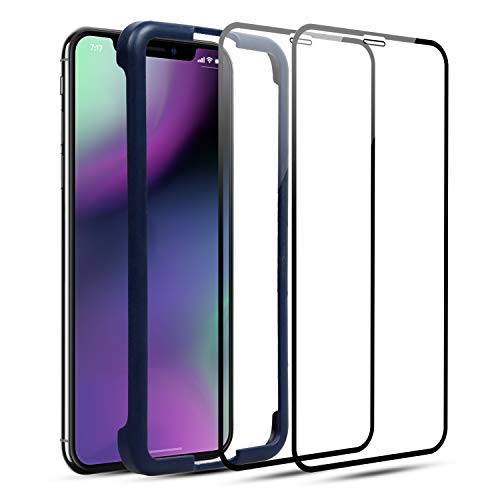 Screen Protector for iPhone Xs iPhone X - LBRNO 2 Pack Tempered Glass Screen Protector for iPhone Xs iPhone X, Easy Installation, Bubble-Free, Full Screen Protection, 5.8-inch, 2018