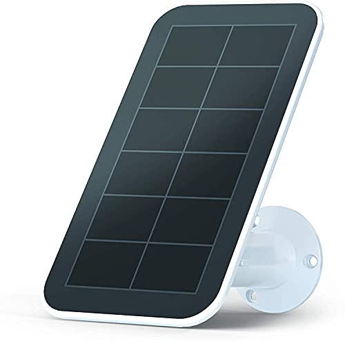 Book Cover Arlo Certified Accessory - Solar Panel Charger (2018 Released) for Arlo Ultra, Ultra 2, Pro 3, Pro 4 and Pro 3 Floodlight Cameras, Weather Resistant, 8 ft Power Cable, Adjustable Mount, White-VMA5600