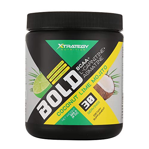 BCAA Bold XTRATEGY Nutrition Coconut Lime Mojito by Coach Bueno L-CARNITINE AGMATINE