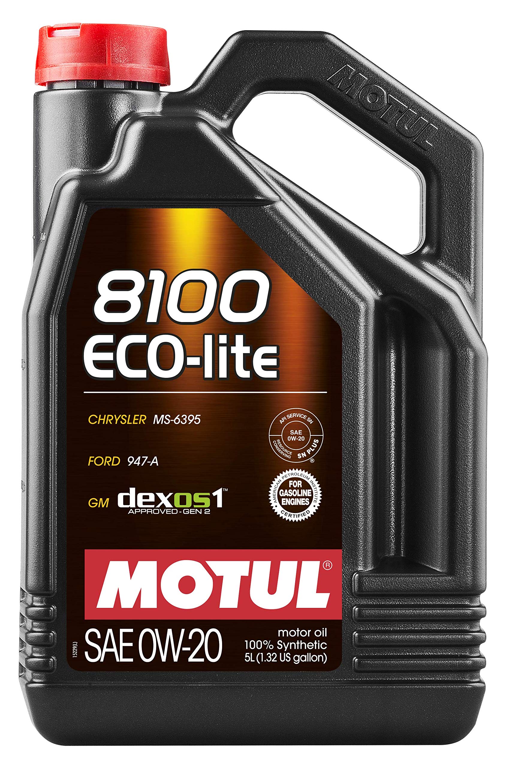 Motul 5L Synthetic Engine Oil 8100 0W20 ECO-LITE