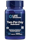 Life Extension Two-Per-Day Multivitamin - Packed with Over 25 Vitamins, Minerals & Extracts -Vitamins B6, C, D - Zinc - Two-Month Supply - Non-GMO, Gluten-Free - 120 Tablets