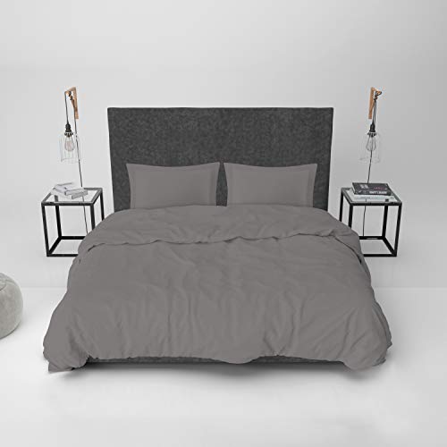 Lux Decor Collection Duvet Cover Set, 1800 Count Egyptian Quality King Soft Premium Bedding Collection, 3 Piece Luxury Soft, 2 Pillow Shams (Black/White, King/California King)