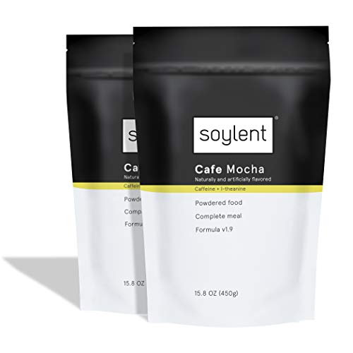 Soylent Cafe Mocha Meal Replacement Powder / Protein Powder, 2 Count Pouch, 15.8 Ounce (Pack of 2)