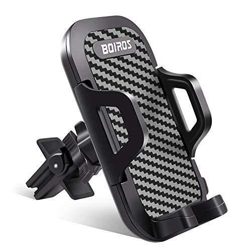 Car Phone Mount, Air Vent Cell Phone Holder for Car Phone Holder Cradle Clip Stand with Adjustable Clamp Switch Lock Universal Compatible for i Phone XS/XS MAX/XR/X 8/8 Plus/7, Note 9/8/S8/S8 Edge/S7