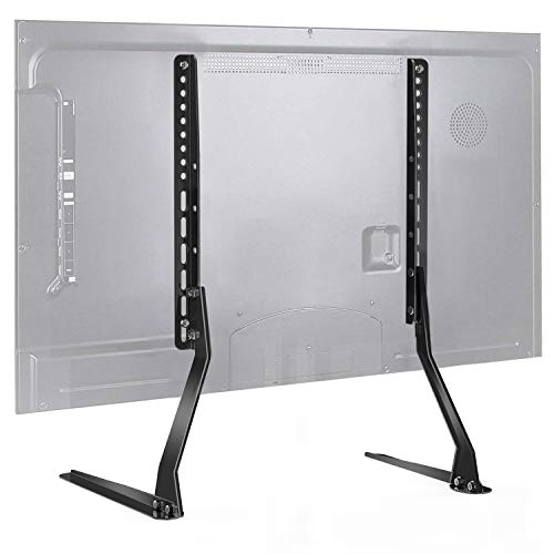 PERLESMITH Universal Table Top TV Stand for 37-70 Inch Flat Screen, LCD TVs Premium Height Adjustable Leg Base Stand Holds up to 110lbs, VESA up to 800x400mm (PSTVS01-1)