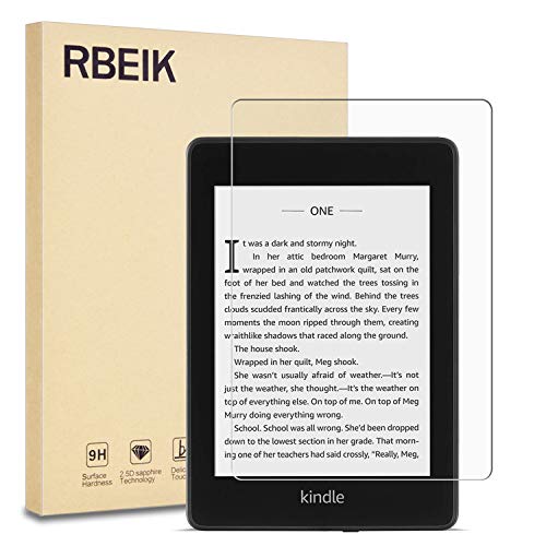 Book Cover Kindle Paperwhite 2018 Screen Protector Glass, RBEIK 9H Hardness Anti-Scratch Anti-Fingerprint 2.5D Glass Easy-Install Screen Protector Tempered Glass for All-New Kindle Paperwhite 10TH GEN 2018