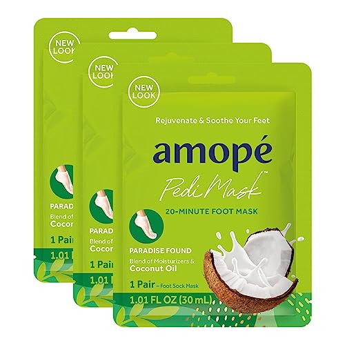 Amopé® PediMask™ 20-Minute Foot Mask - Paradise Found with Coconut Oil