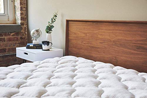 ViscoSoft Anti-Static Fiberfill Pillow Top Queen Mattress Topper- Premium Cloud-Like Support-Perfect Quilted Pillow Top for All Sleeping Positions- Deep Pocket for Secured Fit