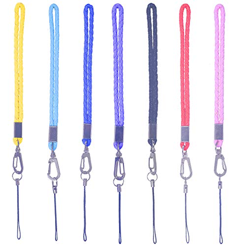 Rancco Phone Neck Strap Lanyard w/Retractable Badge Holder Alligator Clip, Bling Rhinestones Detachable Name Tag Keychain Necklace for iPhone, ID Badge Holder,USB Flash Drive,3 Colors,21 inch