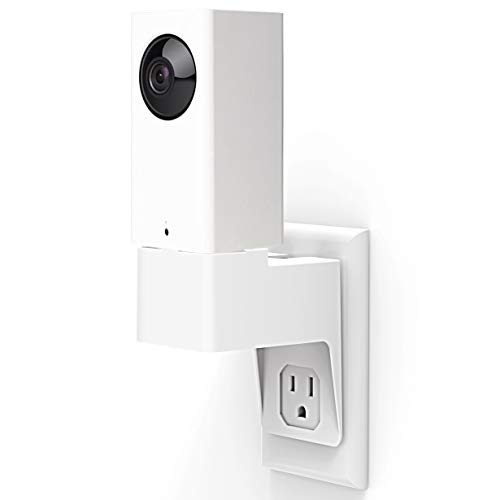 Wyze Cam Pan Outlet Wall Mount, Aotnex Upgraded 360 Degree Swivel AC Outlet Wall Plug Mount Stand Holder Bracket for Wyze Cam Pan Without Messy Wires or Wall Damage (1 Pack)