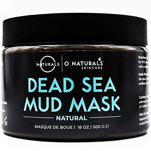 O Naturals Best Acne Treatment Pore Reducing Dead Sea Mud Mask for Face & Body. Oily Skin Blackhead Remover Vacuum, Deep Pore Cleansing & Minimizer Healing Exfoliating Tightens Skin. w/Aloe Vera. 18Oz