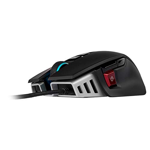 Corsair M65 RGB Elite â€“ Wired FPS and MOBA Gaming Mouse â€“ Adjustable Weight and Balance â€“ Durable Aluminum Frame â€“ 18,000 DPI Optical Sensor , Black