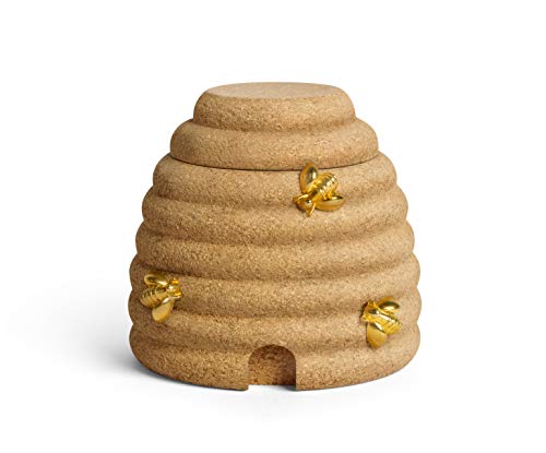 Fred Busy Bees - Cork Hive Box + 6 Bee Pins