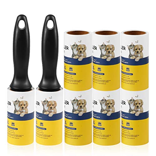 HONGFENGDZ Lint Roller Pet Hair Remover - Sticky Lint Remover Rollers for Clothes Pet Hair Cat 8 Pack