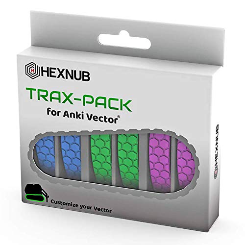 Hexnub Anki Vector Robots Trax-Pack Accessory Treads for Remote Control Stem Robot Toys Add Traction and Personality Enhance Style and Gameplay Three Awesome Colors